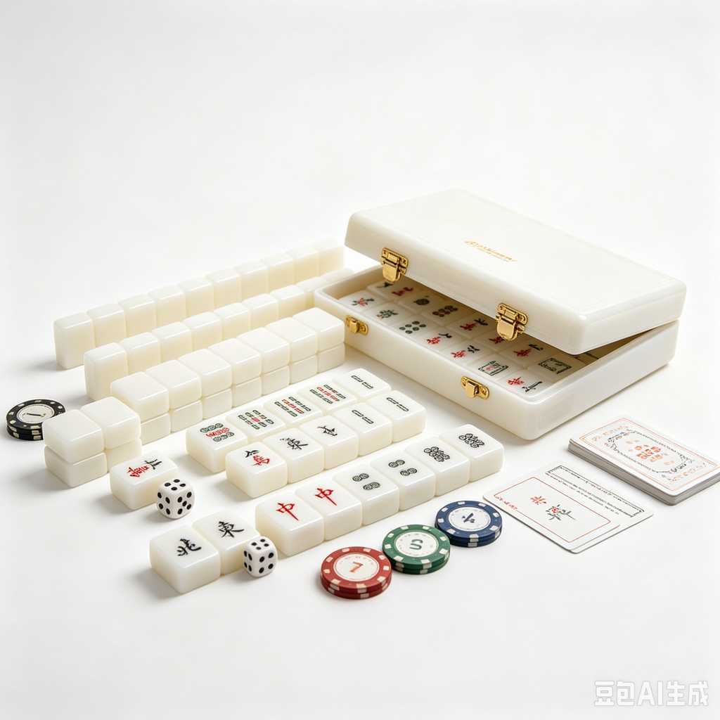 matte finish mahjong set